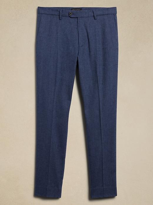 Tailored-Fit Linen-Blend Trouser Product Image