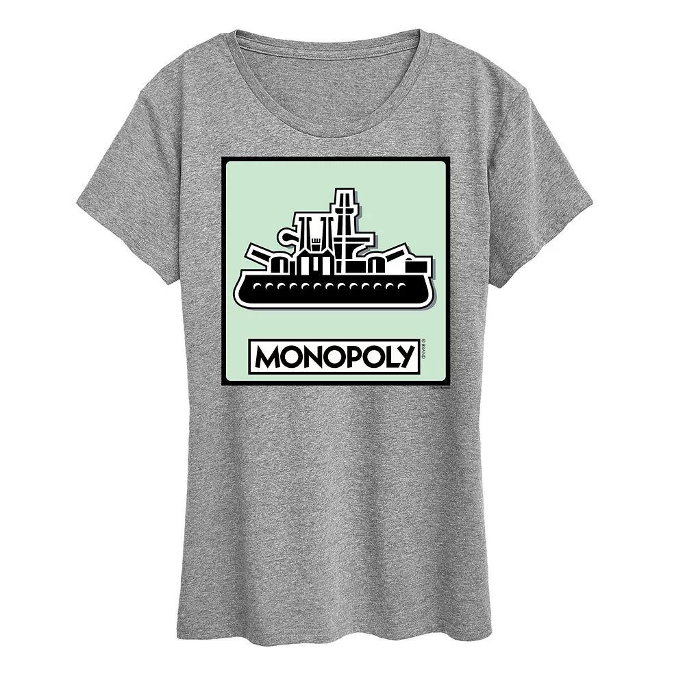 Womens Monopoly Ship Game Token Graphic Tee by Hasbro Product Image