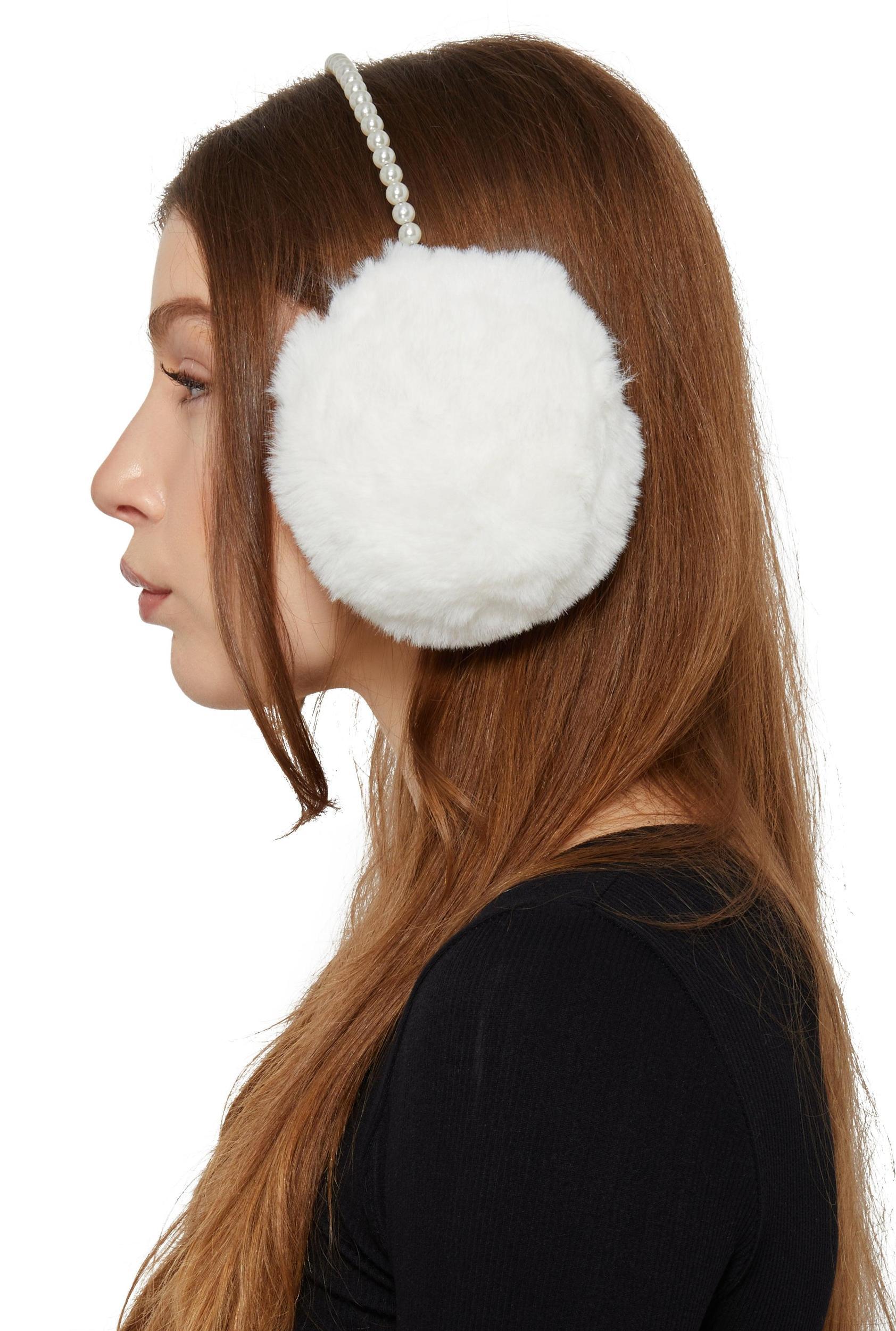 Faux Pearl Earmuffs Female Product Image