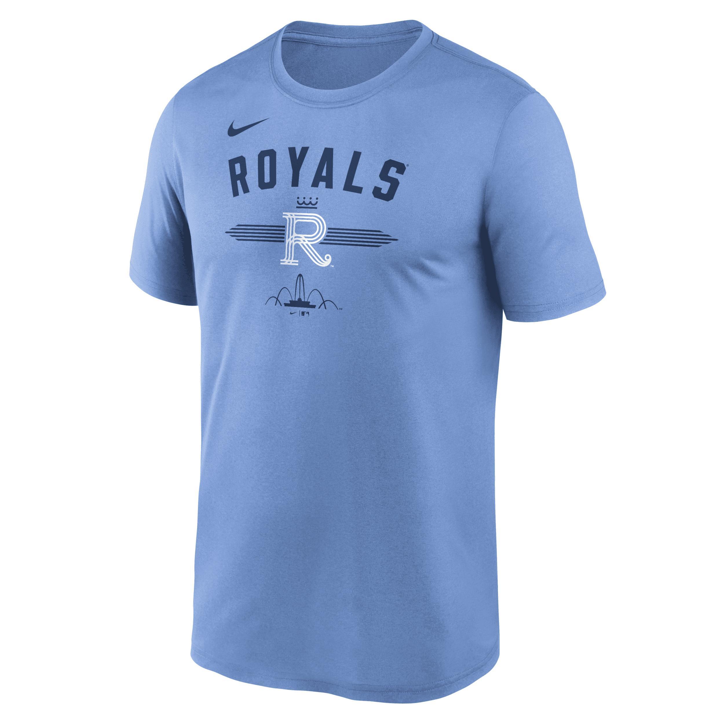 Nike Mens Light Blue Kansas City Royals City Connect Legend Performance T-Shirt Product Image