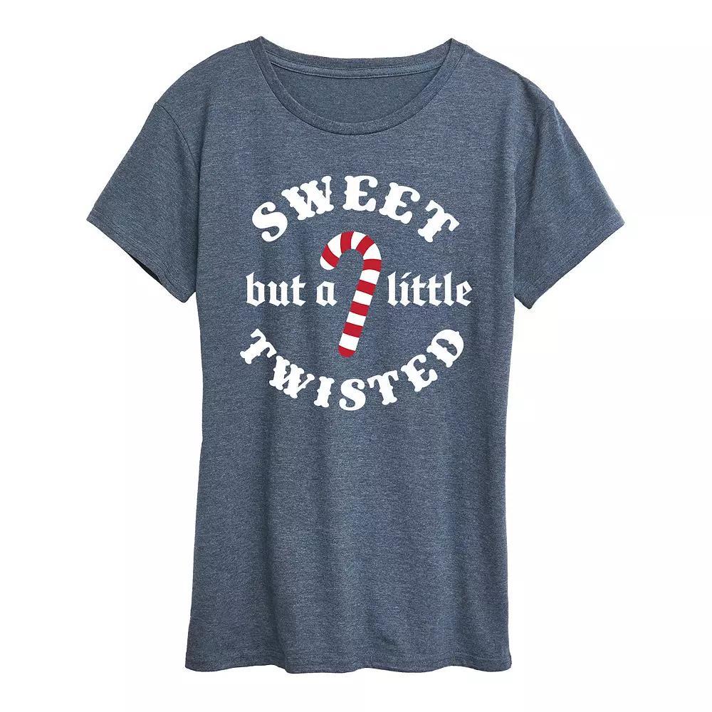 Womens Sweet But A Little Twisted Graphic Tee, Girls Product Image