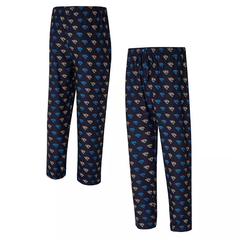 Men's Concepts Sport Black Jacksonville Jaguars Record All Over Knit Pants, Size: 2XL Product Image