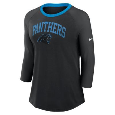 Carolina Panthers Nike Women's NFL 3/4-Sleeve T-Shirt Product Image