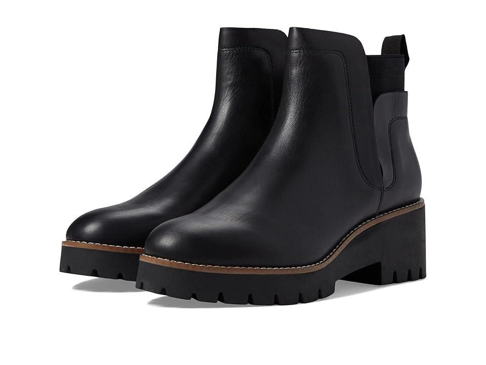Blondo Danika Waterproof Leather Lug Sole Platform Booties Product Image