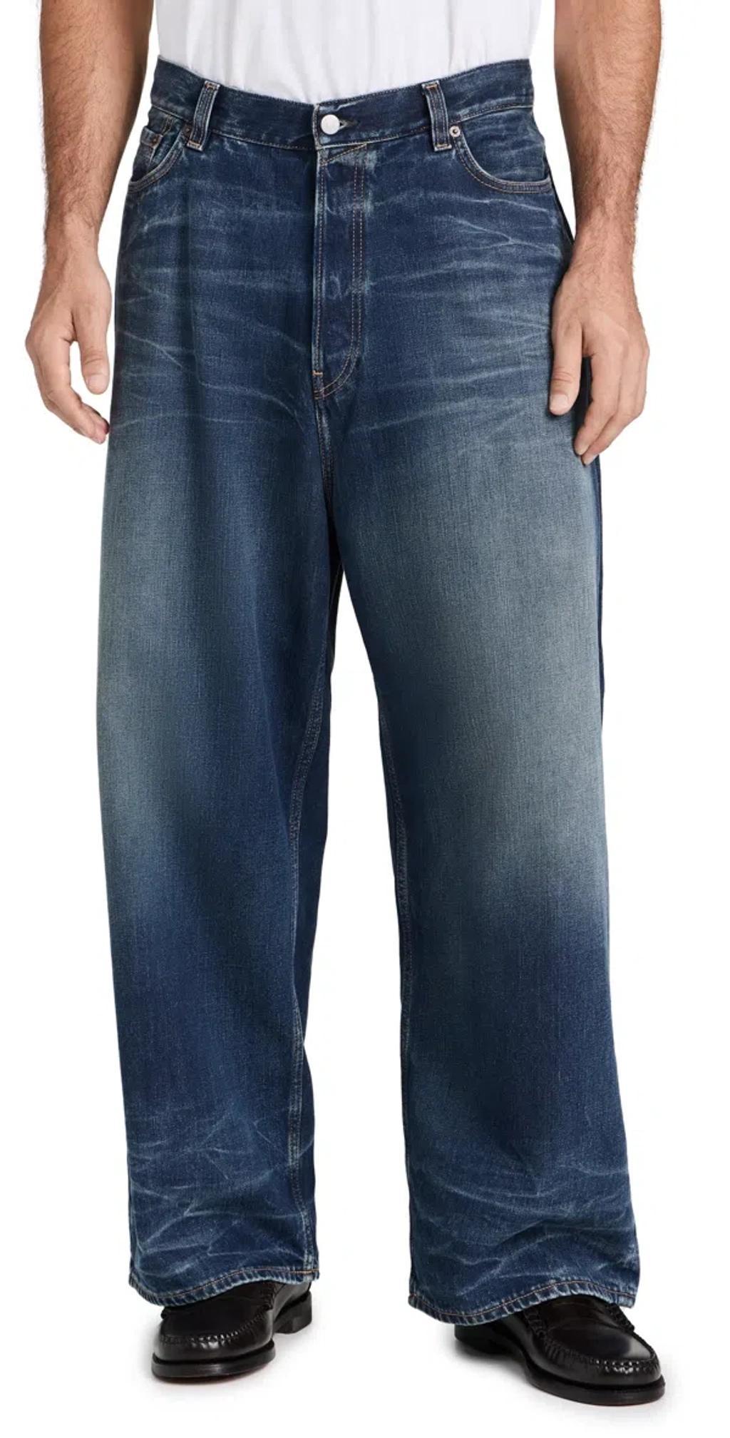ACNE STUDIOS 2023 Super Baggy Jeans Mid Blue In 863 Mid Blue Product Image