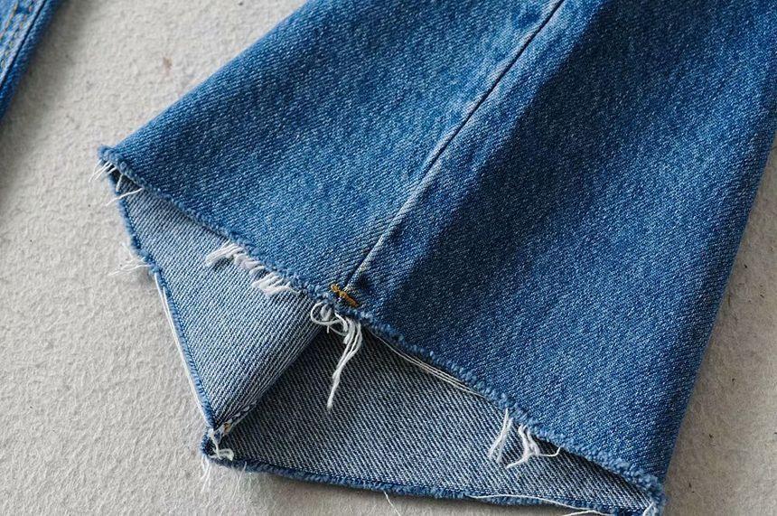High Waist Wide Leg Jeans Product Image