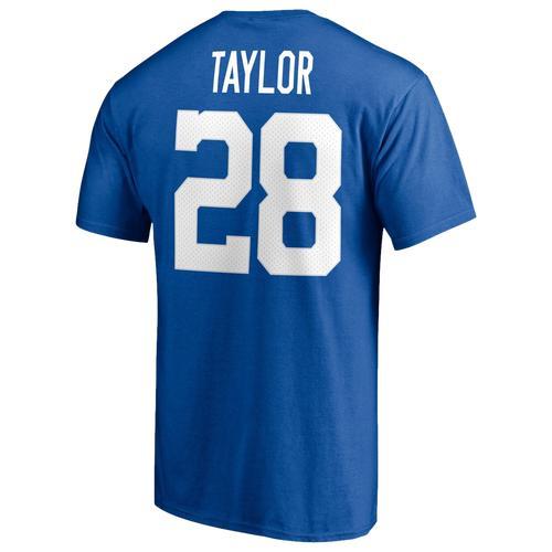 Men's Fanatics Branded Jonathan Taylor Royal Indianapolis Colts Player Icon Name & Number T-Shirt, Size: 3XL, Blue Product Image