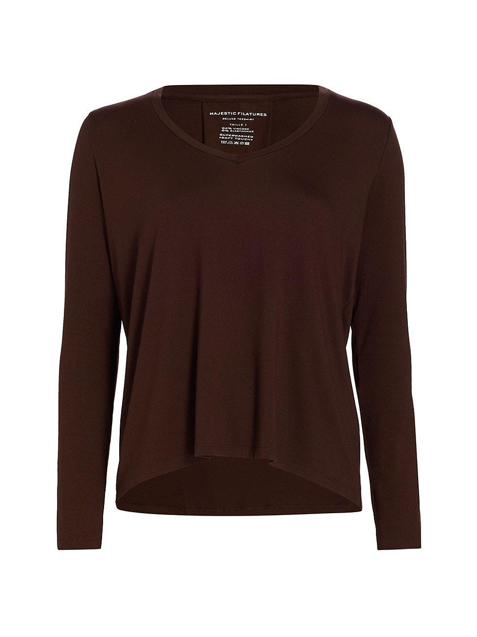 Womens Soft Touch Heathered Tee Product Image