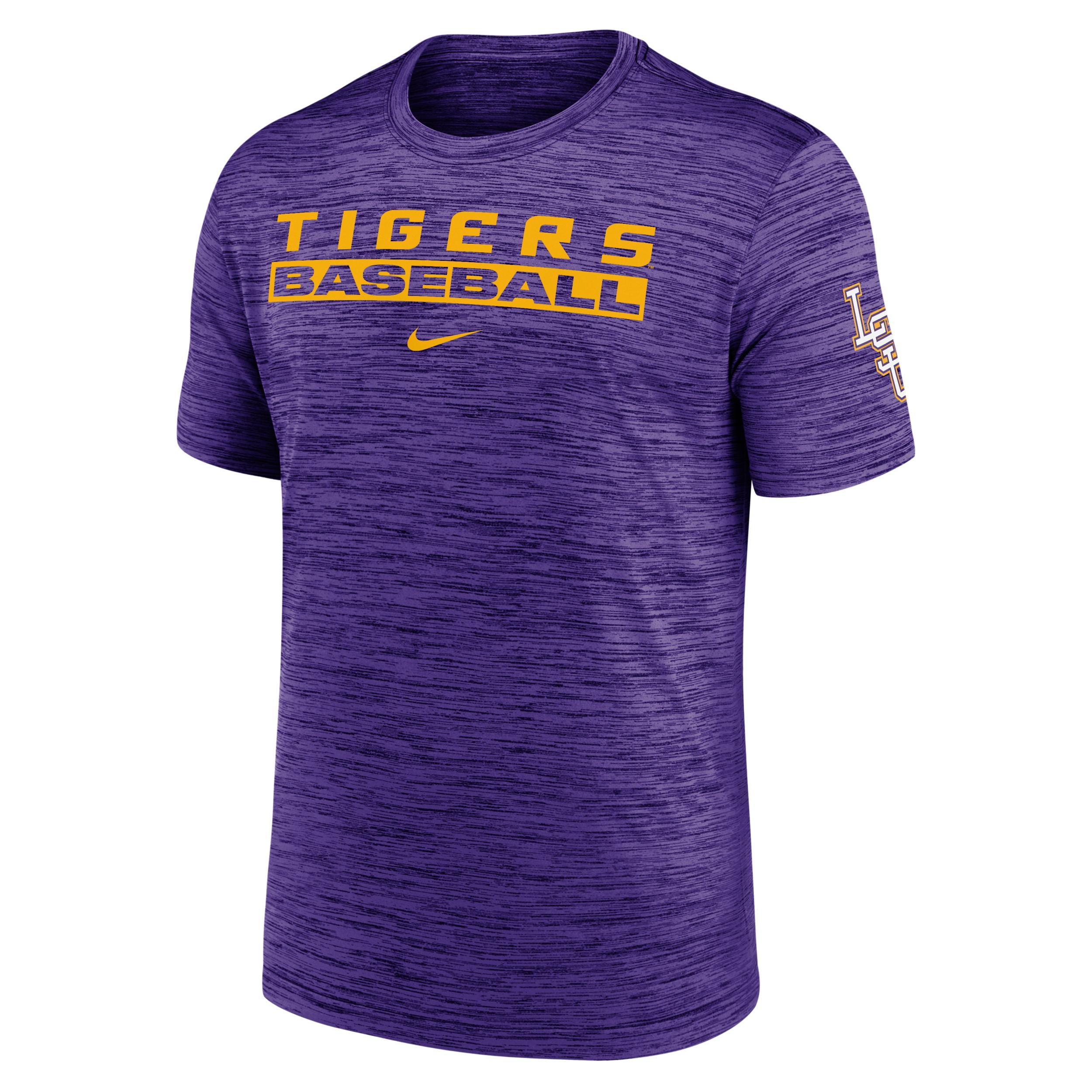 Oklahoma Sooners Campus Center Block Velocity Nike Men's Dri-FIT College T-Shirt Product Image