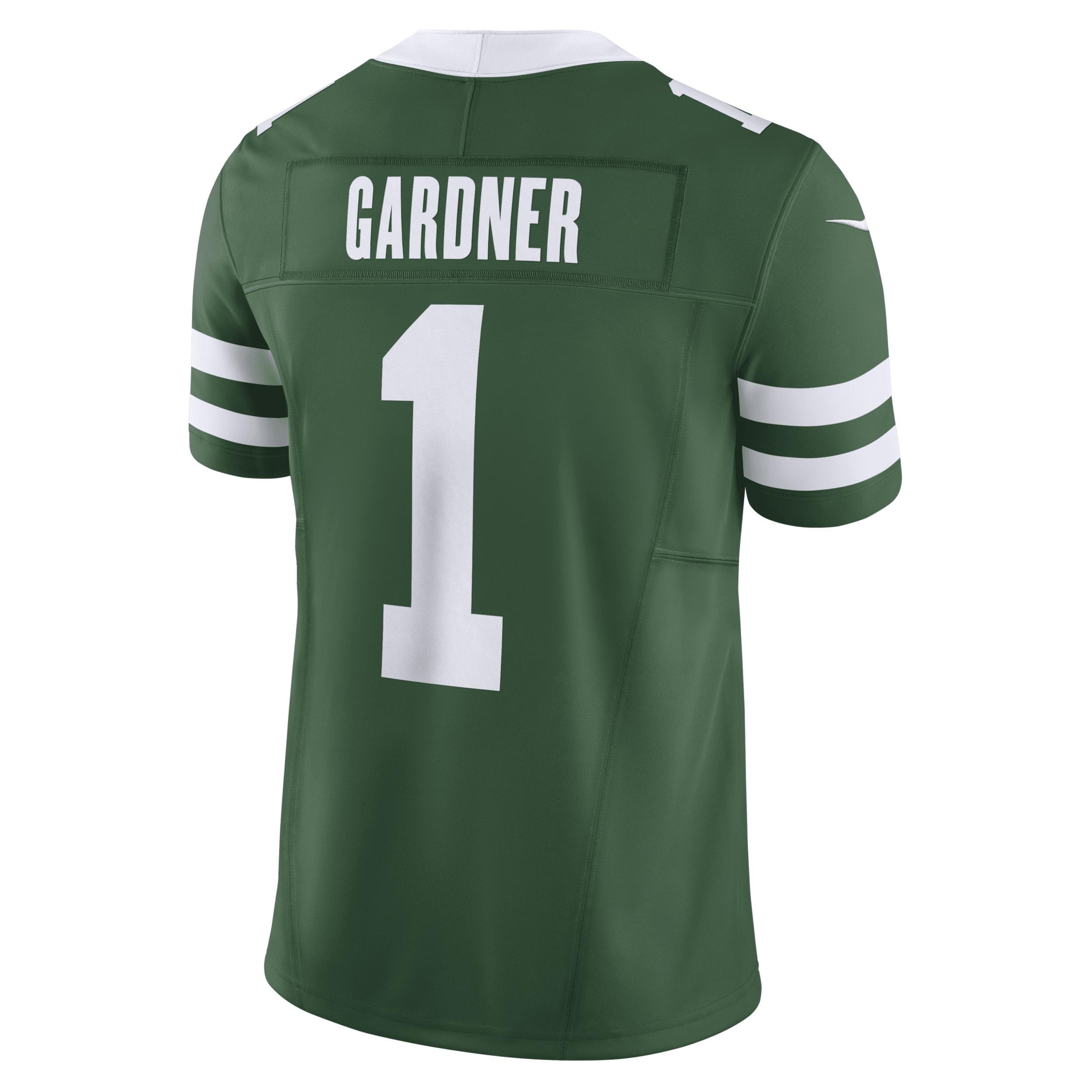 Men's Nike Ahmad Sauce Gardner Legacy Green New York Jets Vapor F.U.S.E. Limited Jersey, Size: 2XL Product Image