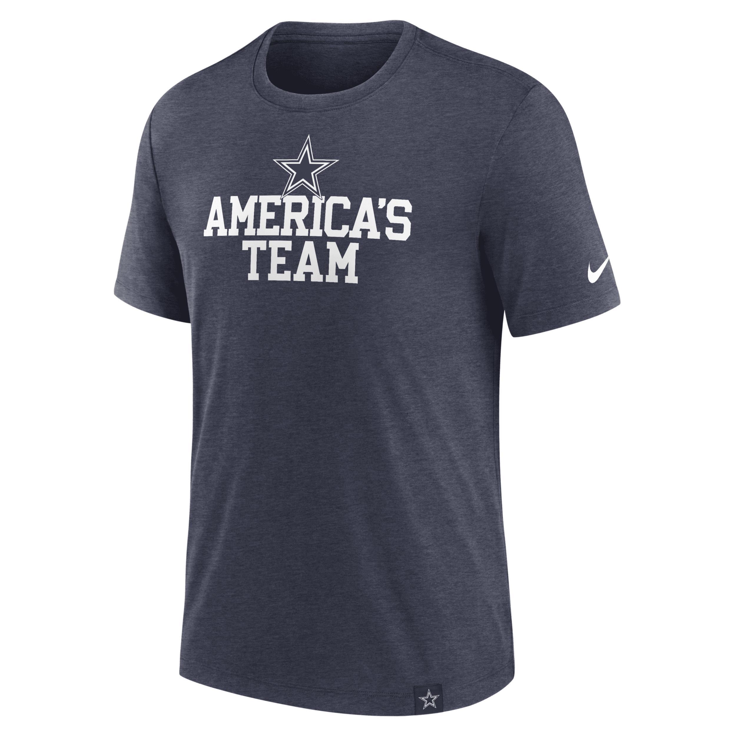 Men's Nike Black Atlanta Falcons Overlap Lockup Tri-Blend T-Shirt, Size: 4XL Product Image