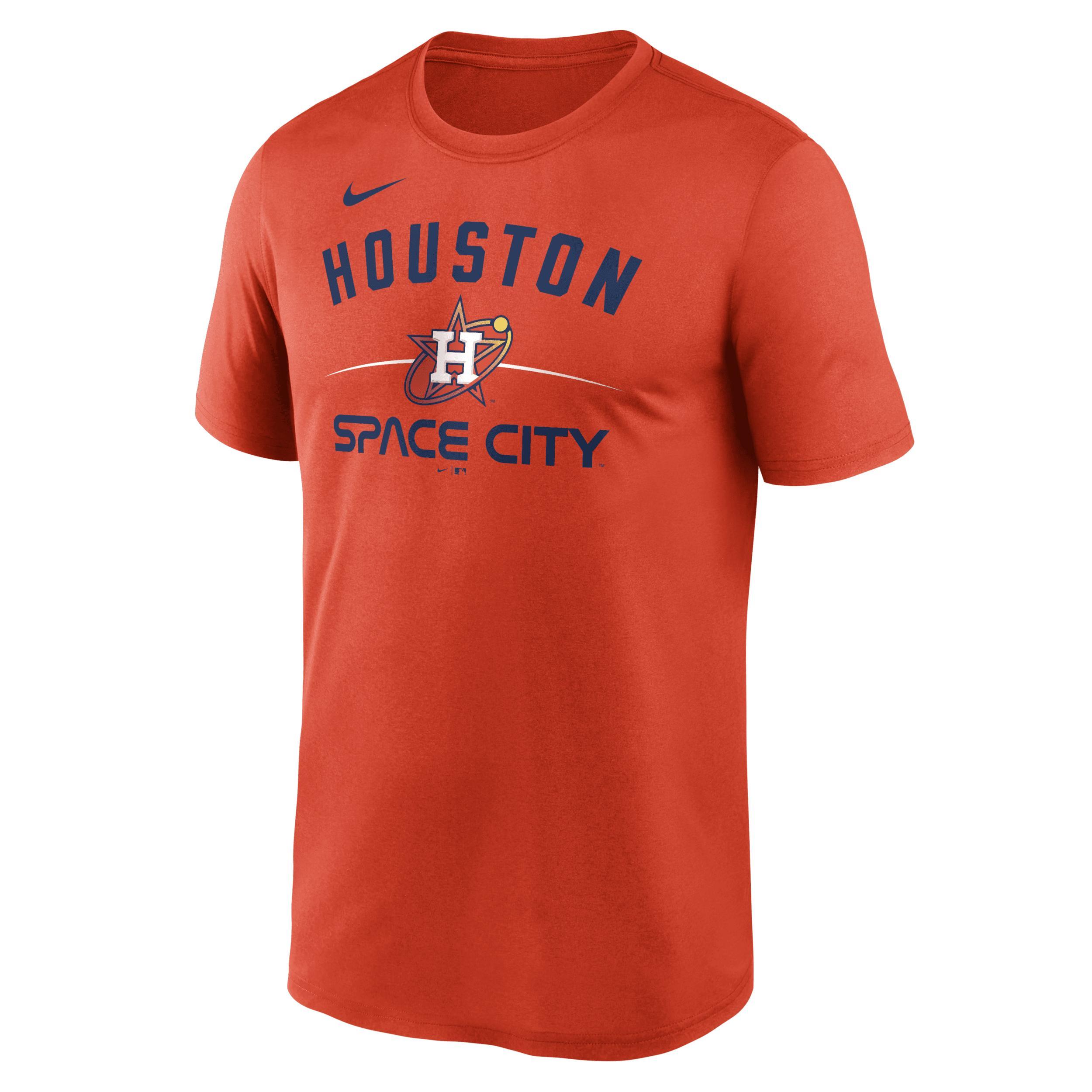 Nike Mens Orange Houston Astros City Connect Legend Performance T-Shirt Product Image