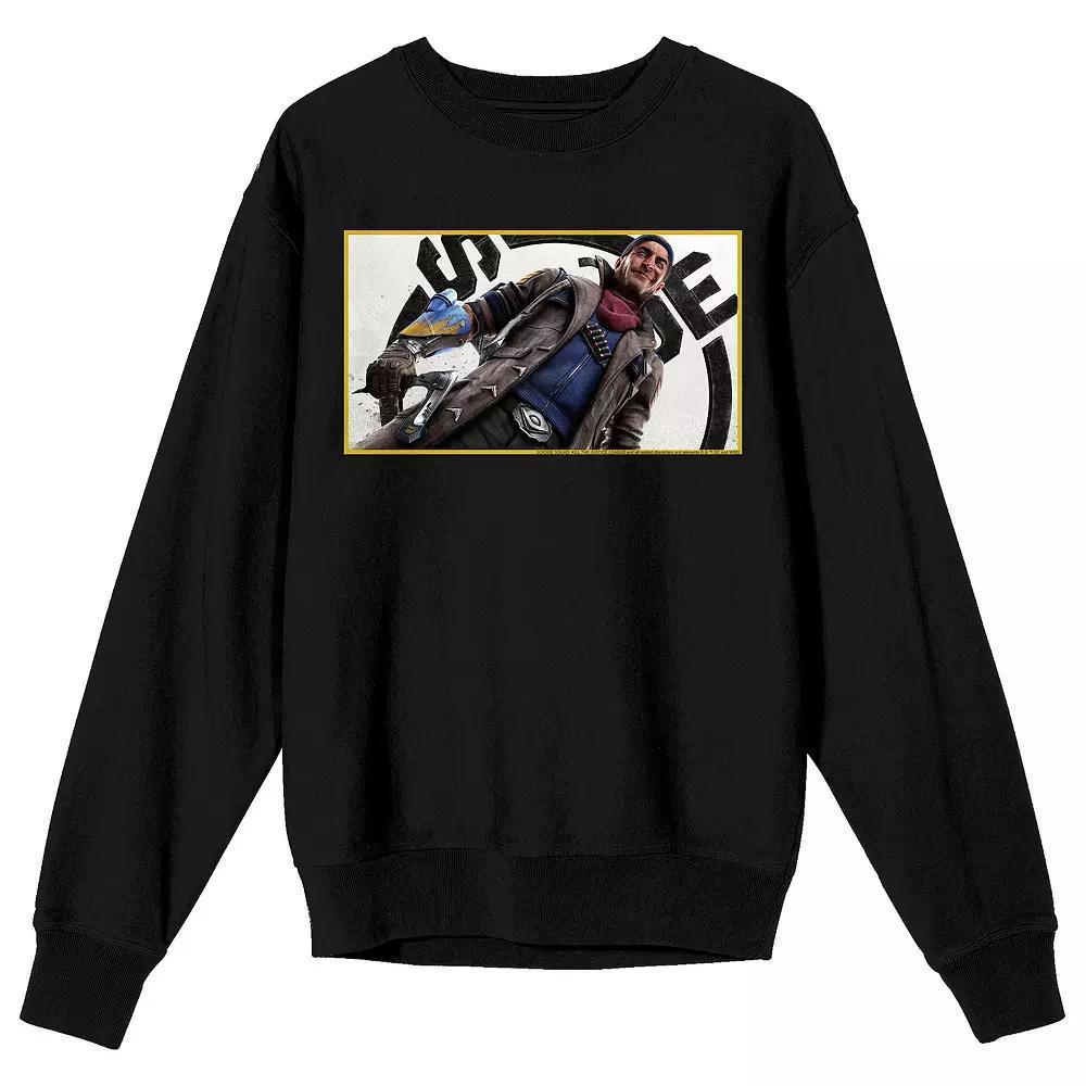 Men's DC Comics Suicide Squad Captain Long Sleeve Graphic Tee, Size: Large, Black Product Image