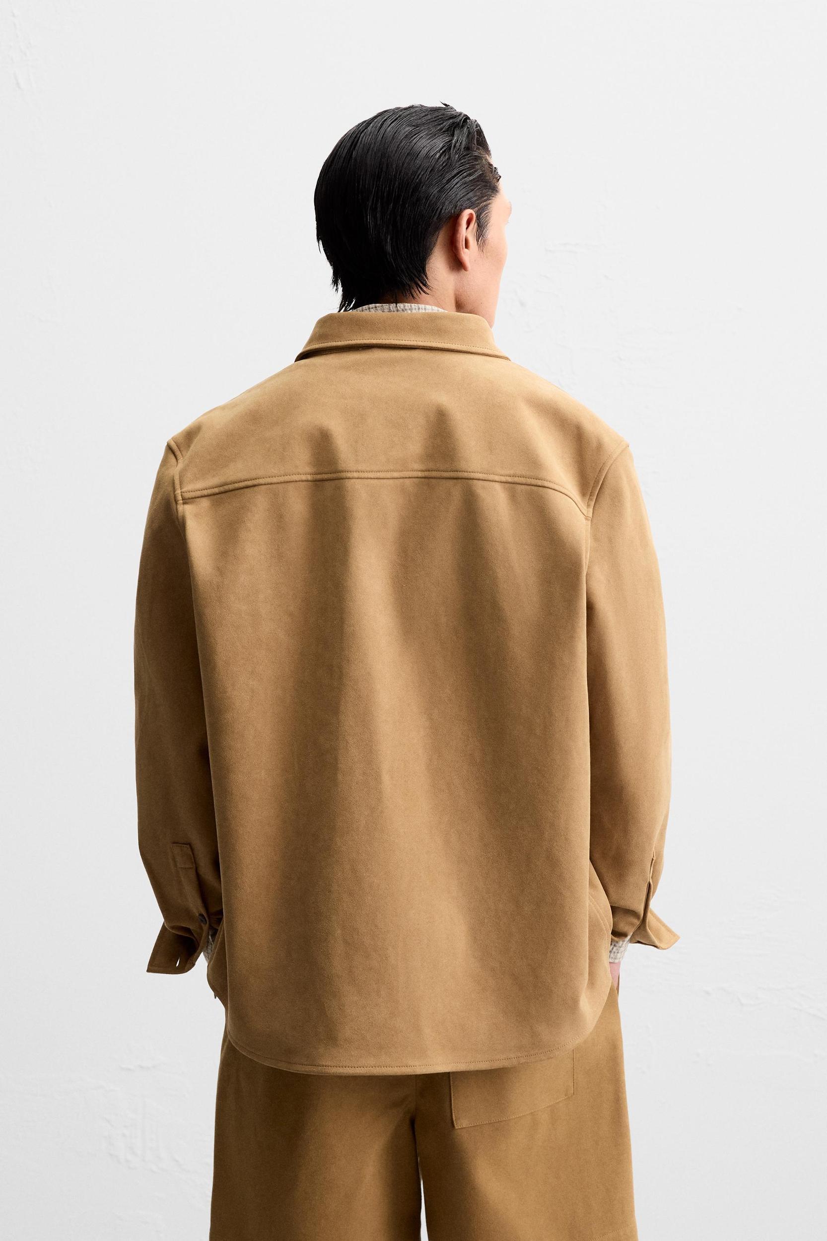 FAUX SUEDE SHIRT Product Image
