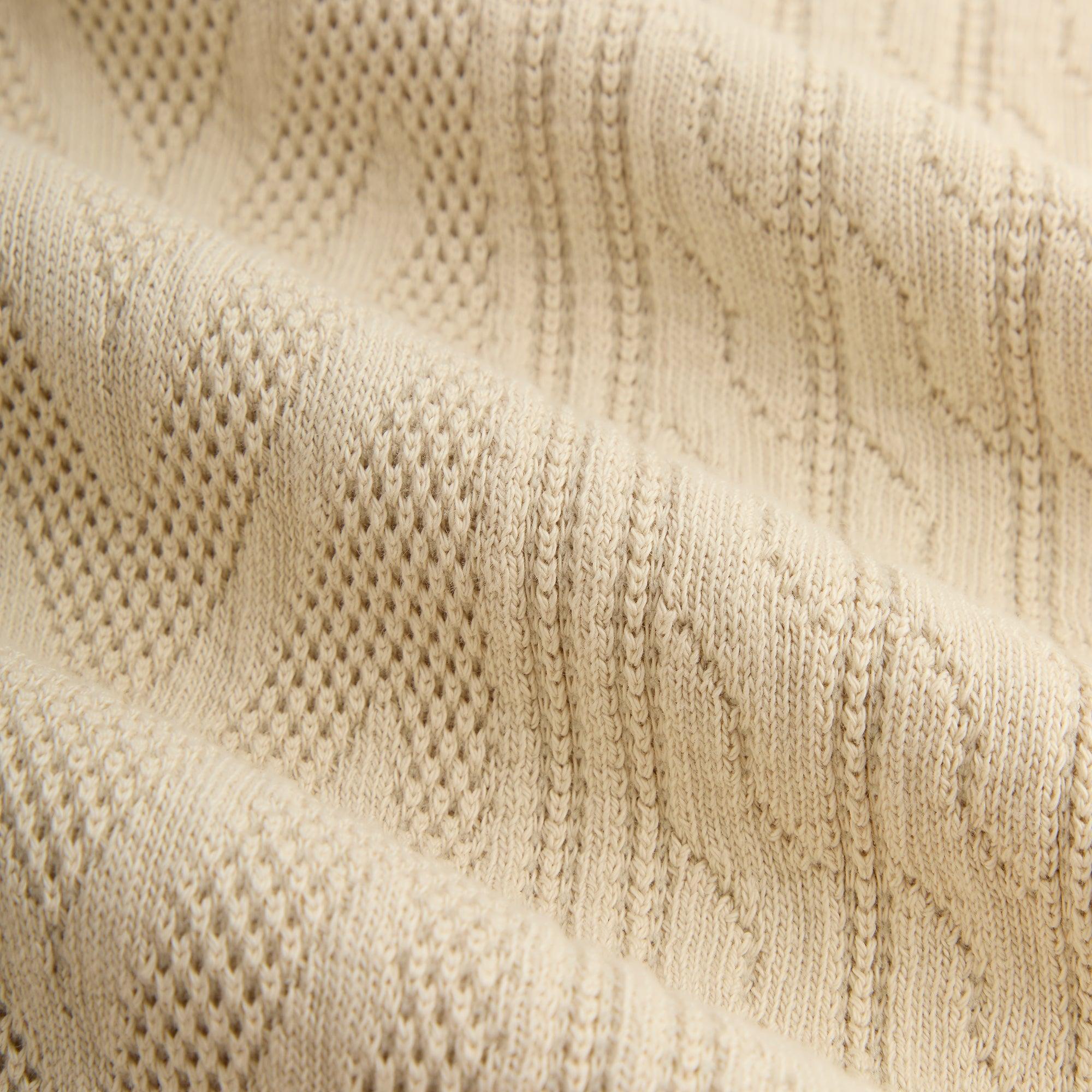 Kith Cable Fleece Quarter Zip - Arete Male Product Image