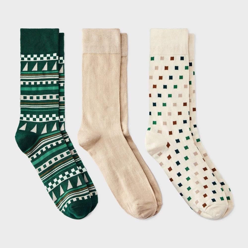 Men's Gifting Socks 3pk - Goodfellow & Co™ 7-12 Product Image