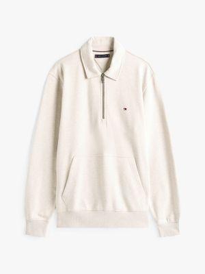 Classic Zip Polo Sweatshirt Product Image