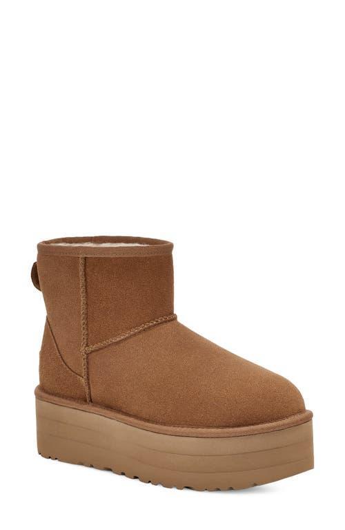 UGG Womens Classic Mini Platform Boot Womens at Urban Outfitters Product Image