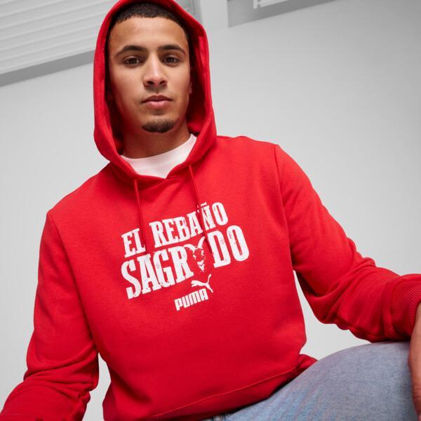 PUMA C.D. Guadalajara ftblCULTURE Men's Hoodie in For All Time Red/White Product Image