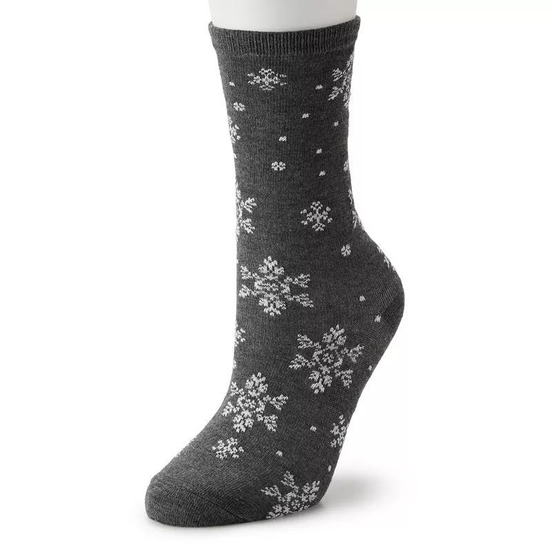 Womens SHINE Holiday Crew Socks Product Image