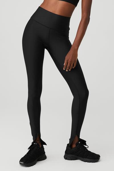 Airlift High-Waist Elongated Legging - Black Product Image