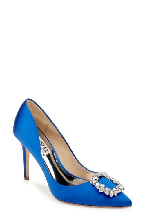 Cher Satin Buckle Cocktail High-Heel Pumps Product Image