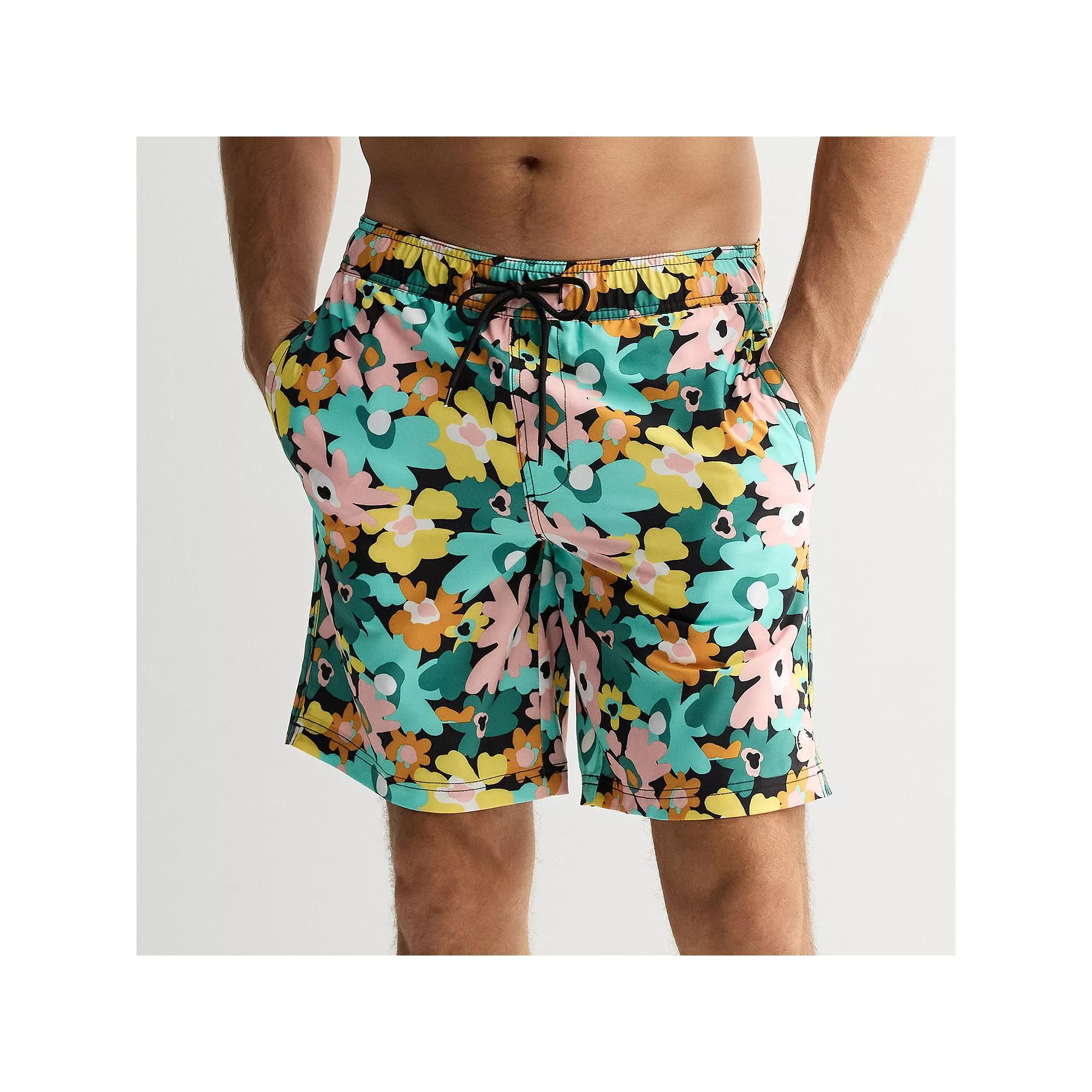 Men's Trinity Coast 9" Swim Trunks, Size: XL 9 INCH, Black Product Image