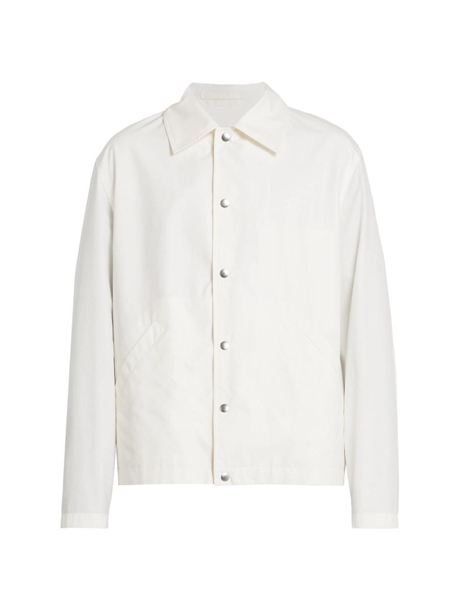 Mens Logo Blouson Cotton Poplin Jacket Product Image