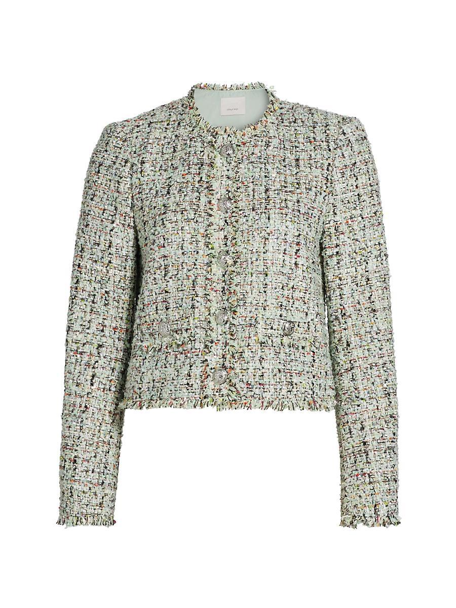 Womens Anya Boucl Crop Jacket Product Image