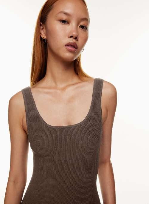 sculpt knit squareneck mini dress Product Image