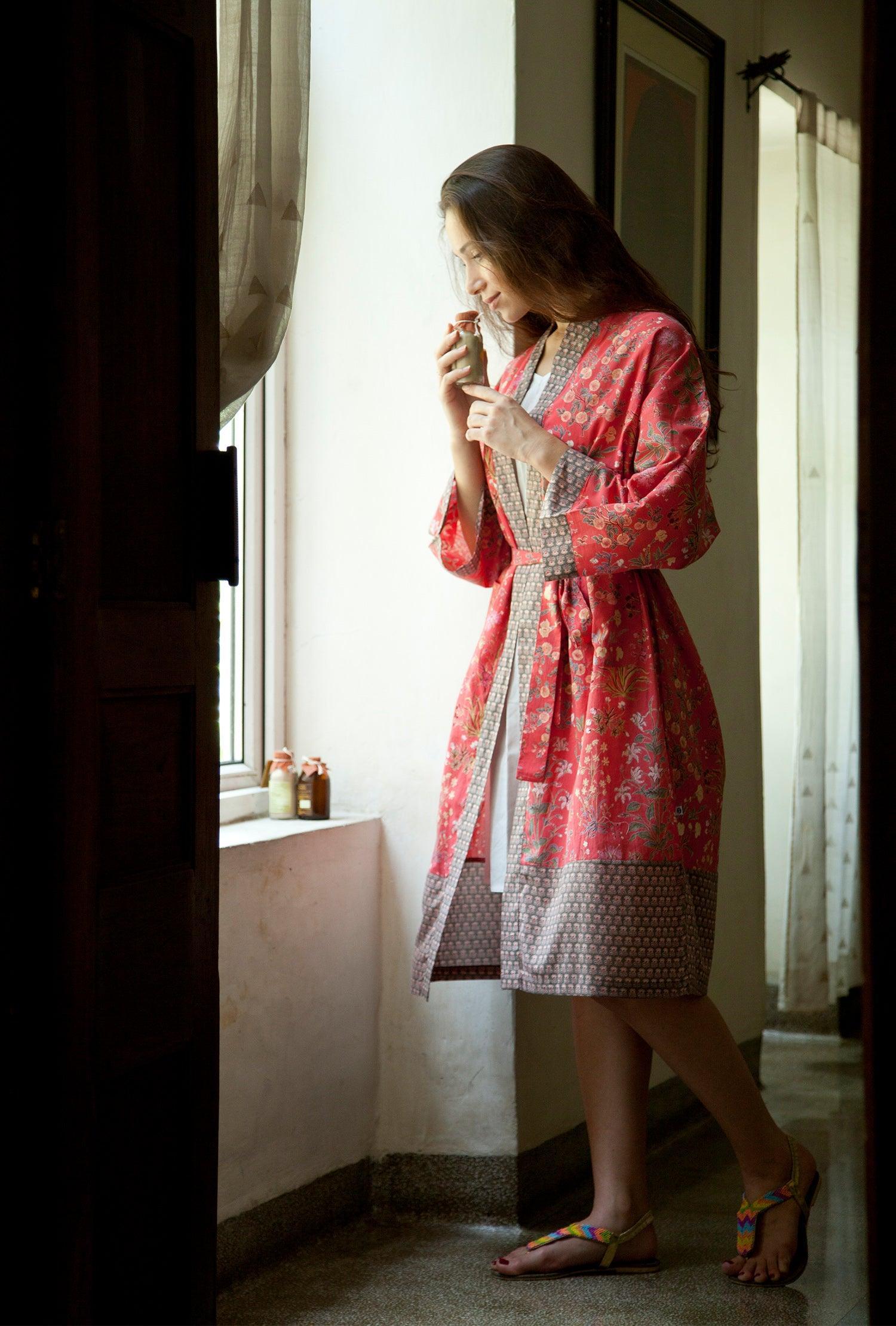 Indian 100 % Cotton Kimono Product Image