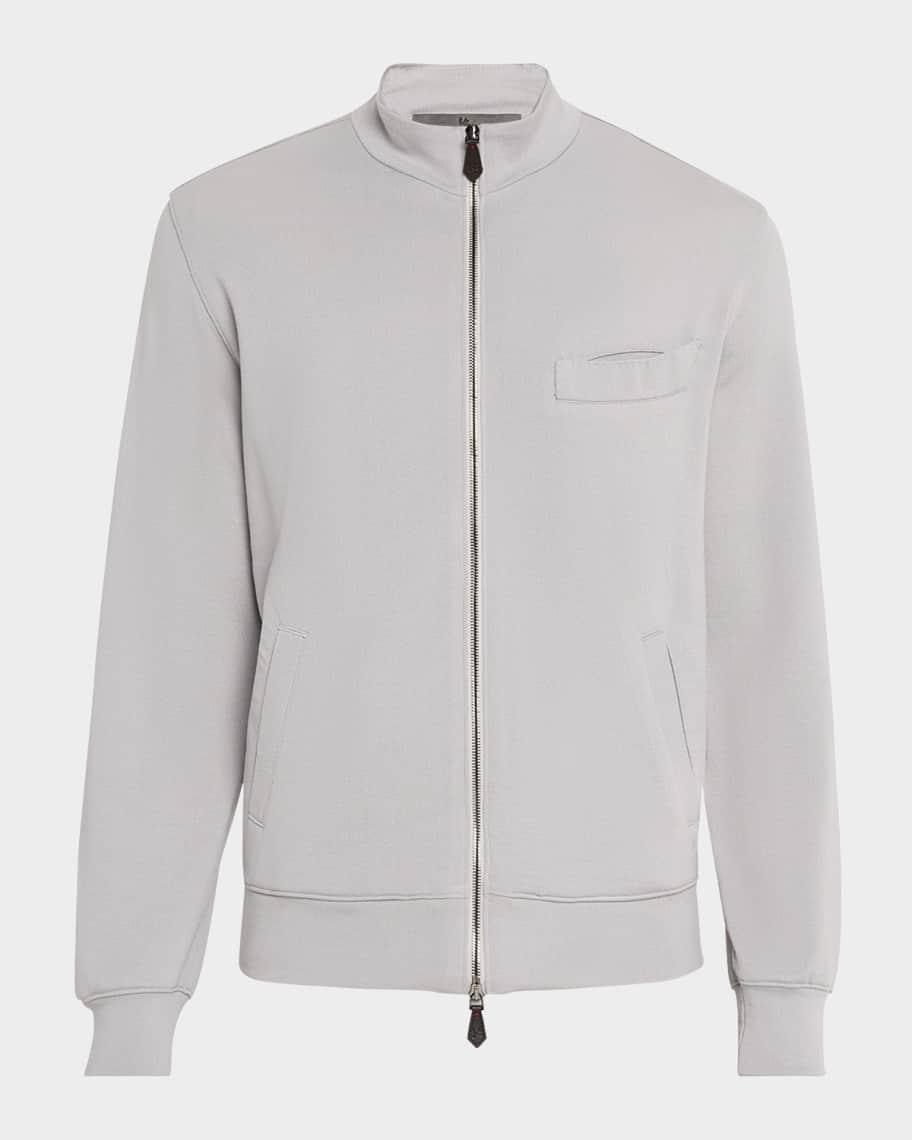 Mens Full-Zip Knit Track Jacket Product Image