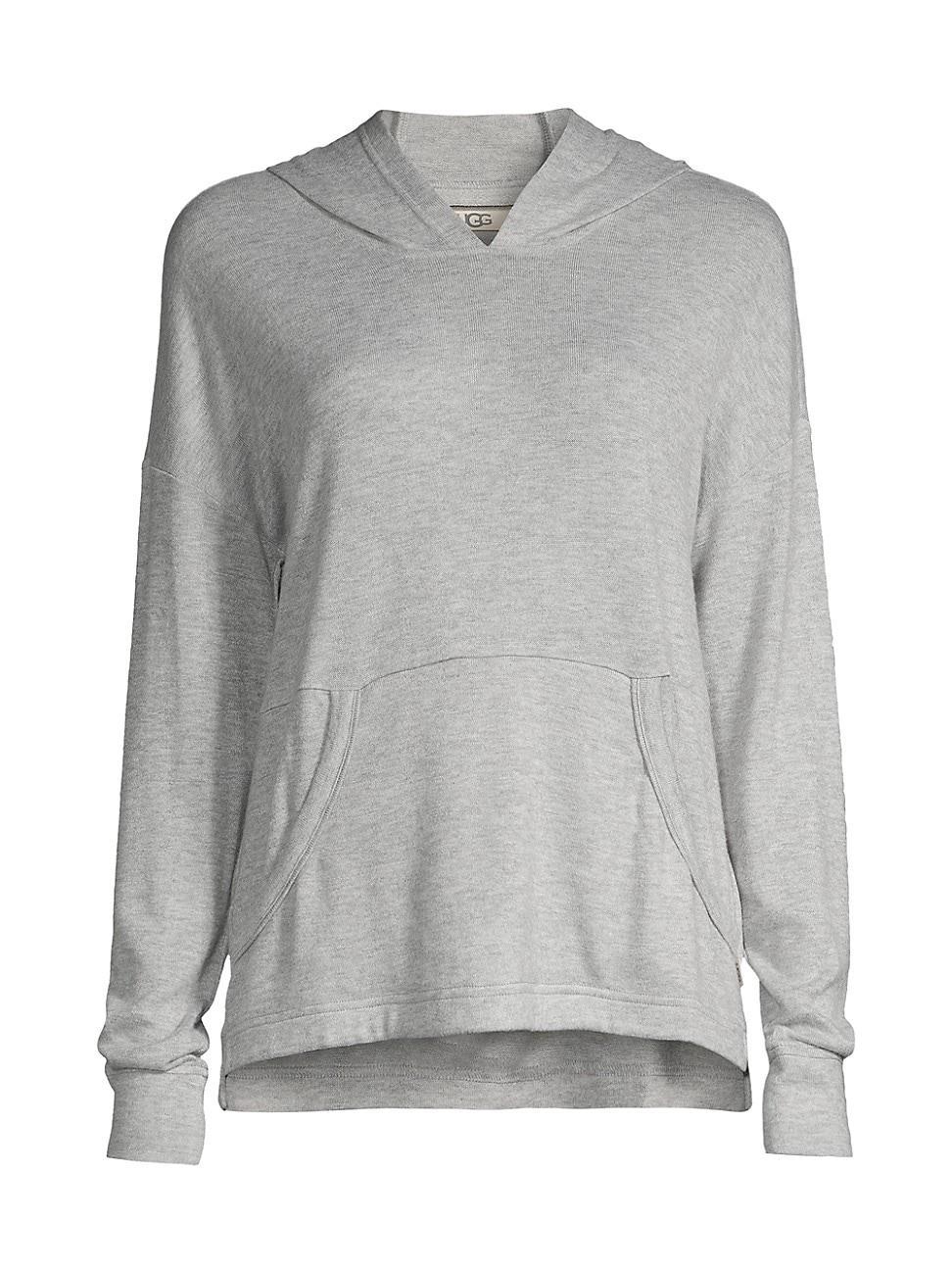 Womens Elettra Heathered Knit Hoodie Product Image
