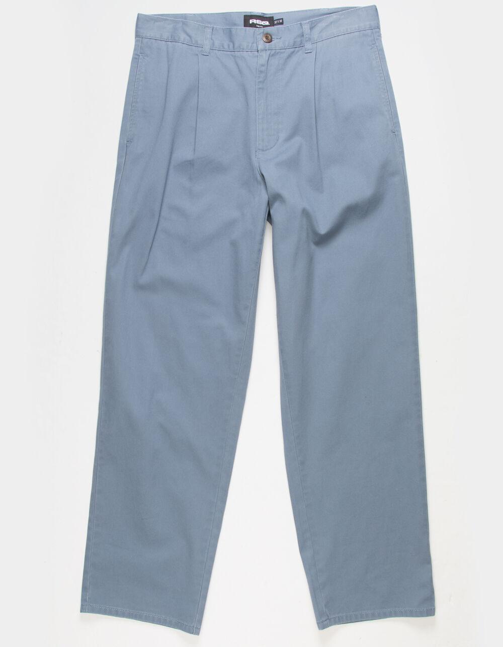 RSQ Mens Baggy Chino Pants - DUSTY BLUE Product Image