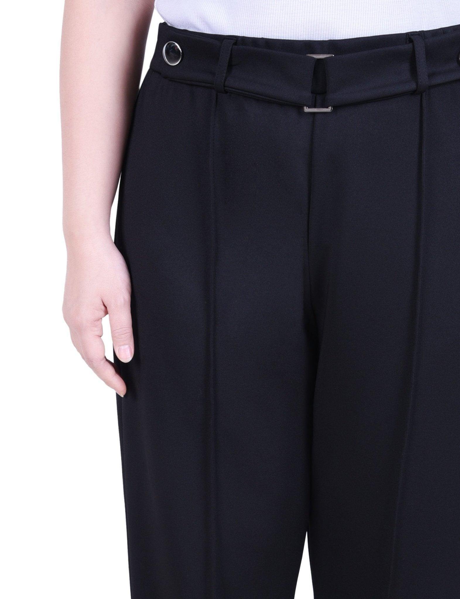 Full Length Scuba Crepe Pants - Petite Product Image