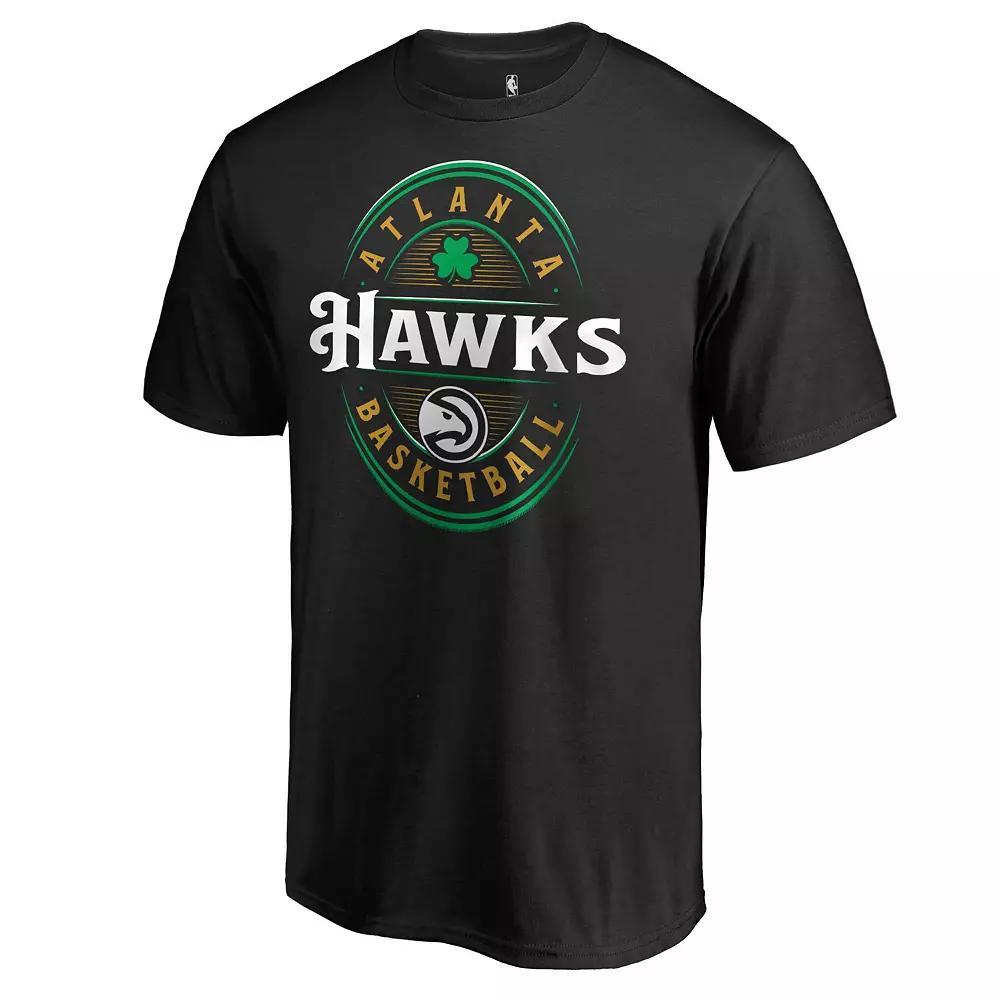 Men's Fanatics Branded Black Atlanta Hawks Forever Lucky T-Shirt, Size: 2XL Product Image
