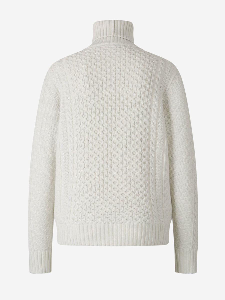 FABIANA FILIPPI Bright Knit Sweater In Silver Product Image