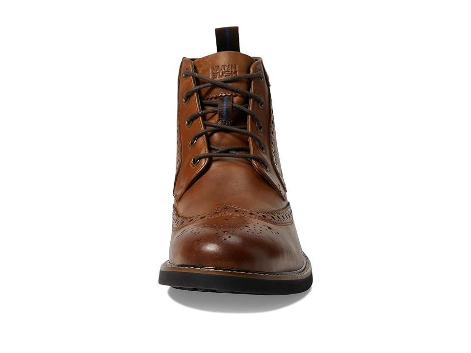 Nunn Bush Odell Wingtip Boot with KORE Walking Comfort Technology (Tan CH) Men's Lace-up Boots Product Image
