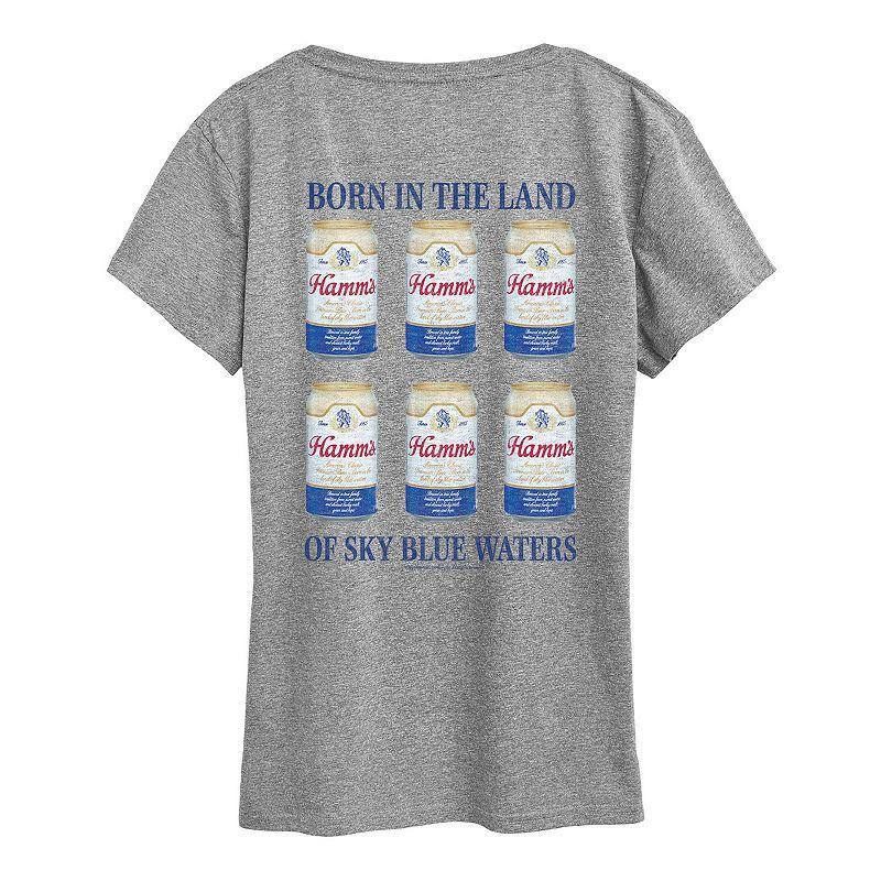 Womens Hamms Can Grid Graphic Tee Product Image