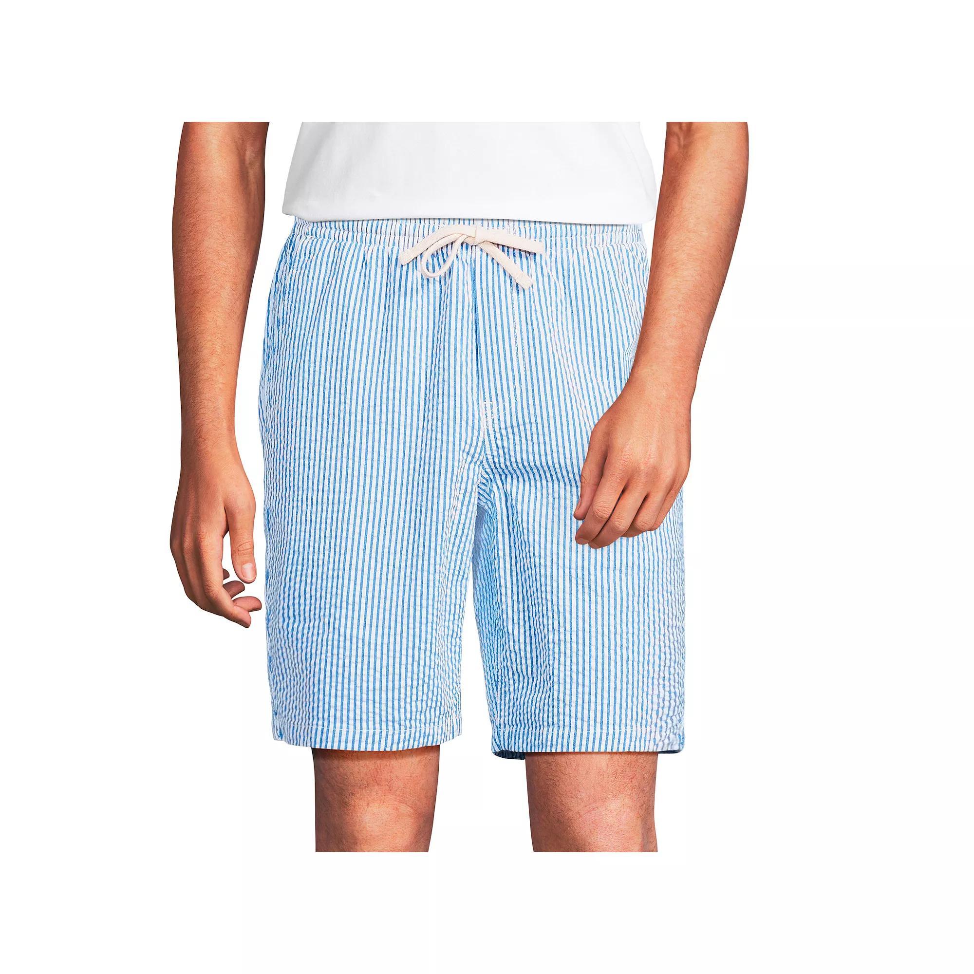 Men's Lands' End Pull-On Deck Shorts, Size: Large, Soft Pink Product Image