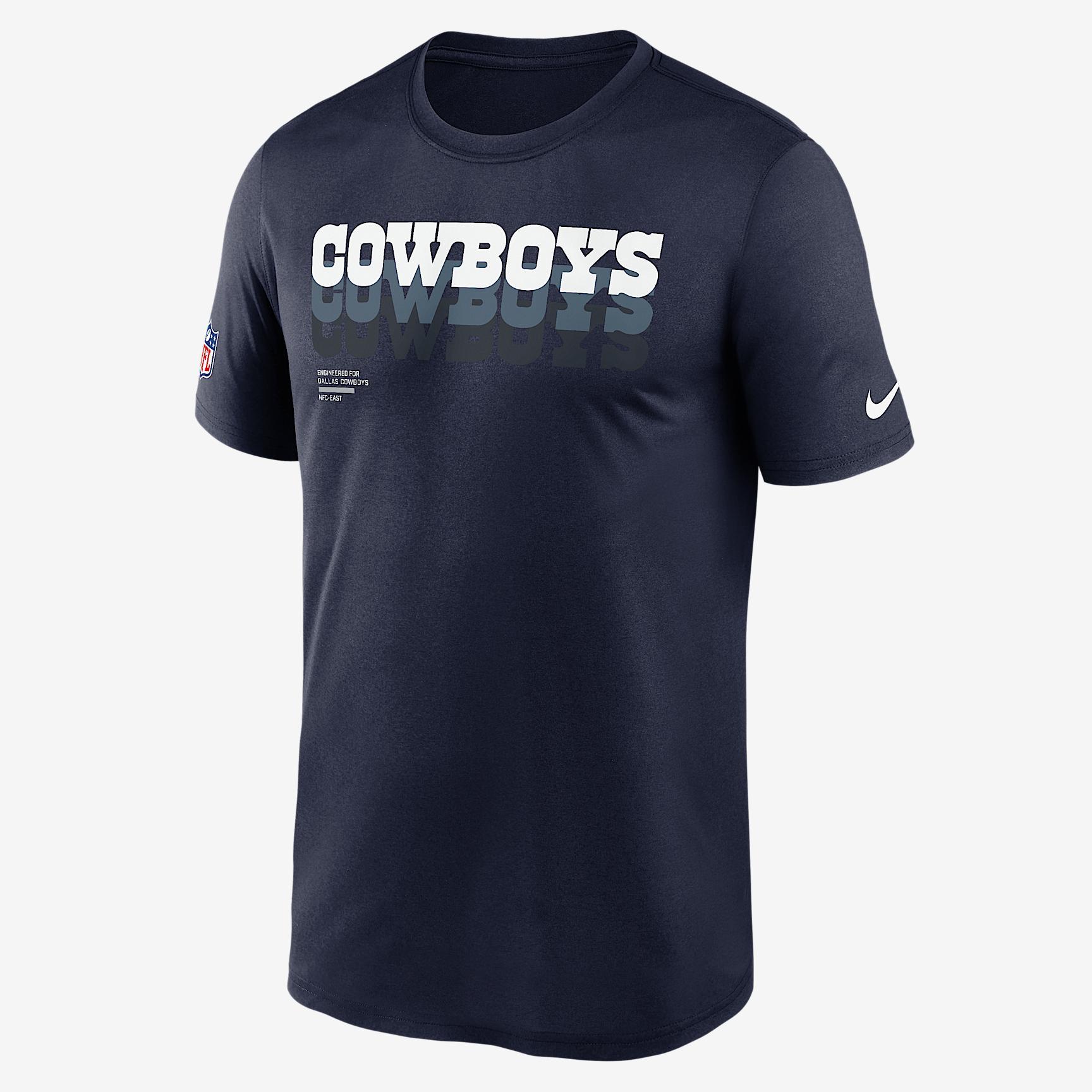 Dallas Cowboys Sideline Team Issue Legend Men's Nike Dri-FIT NFL T-Shirt Product Image