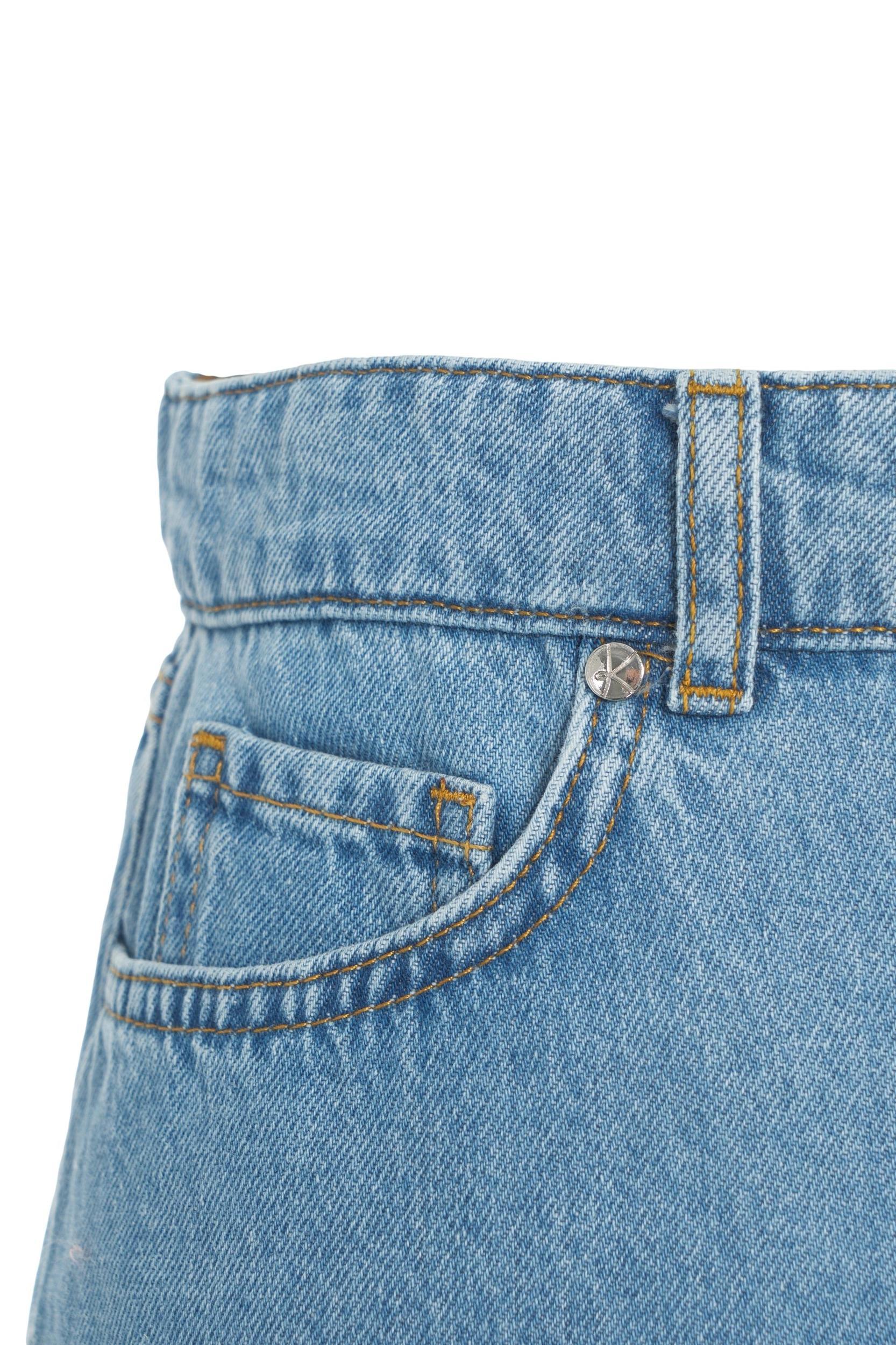Denim mini skirt Product Image