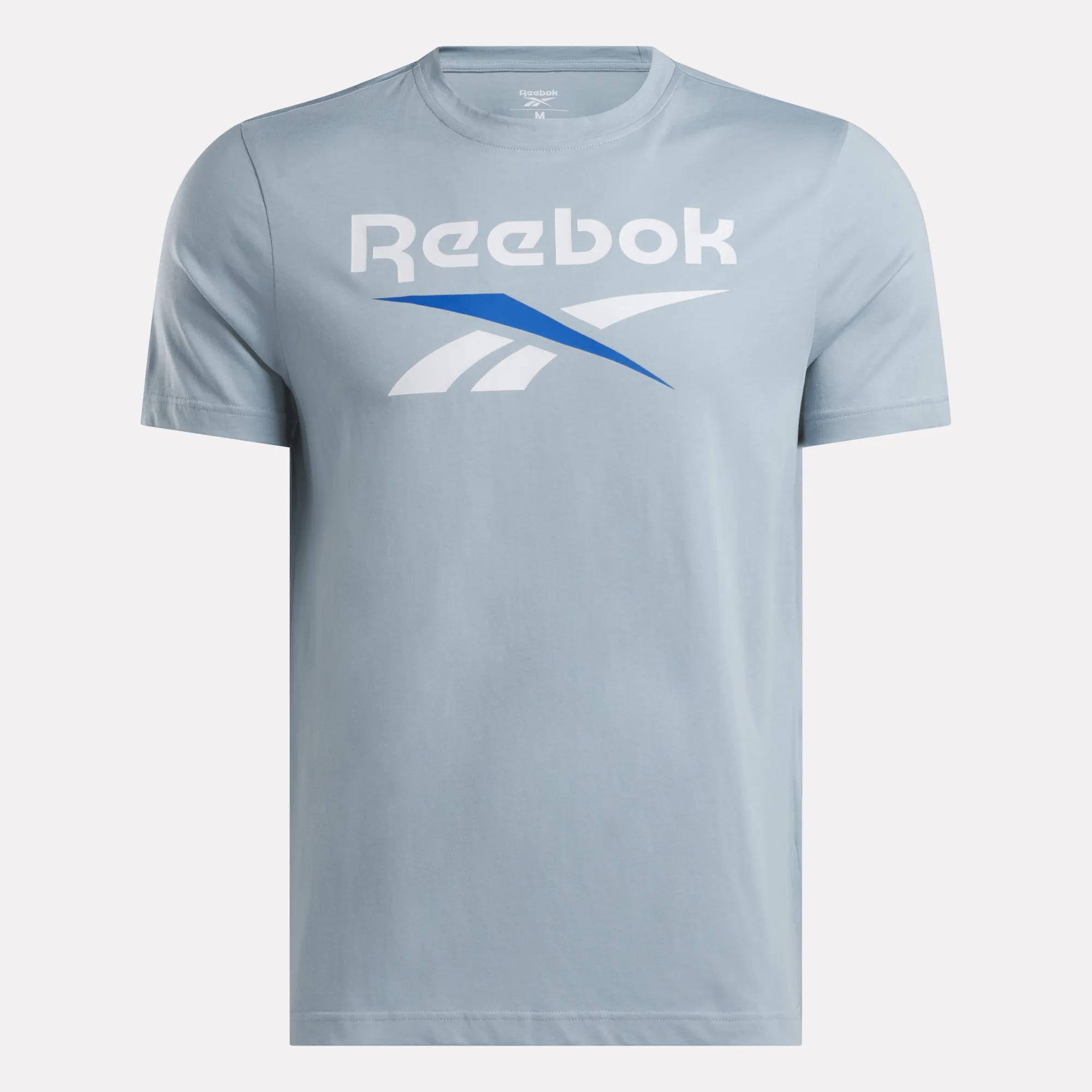 Men's Reebok Identity Big Stacked Logo T-Shirt Product Image