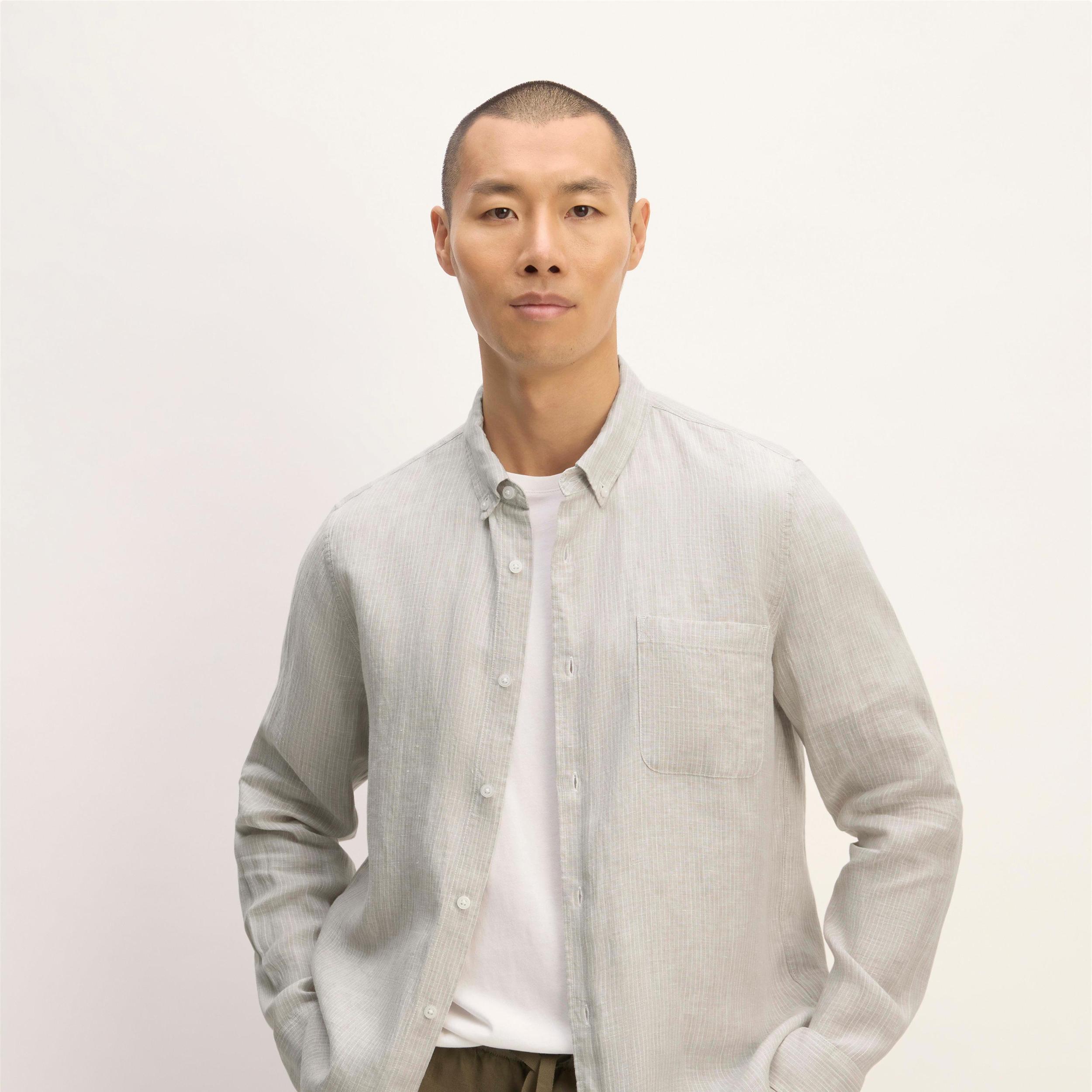 The Classic Shirt in Linen Product Image