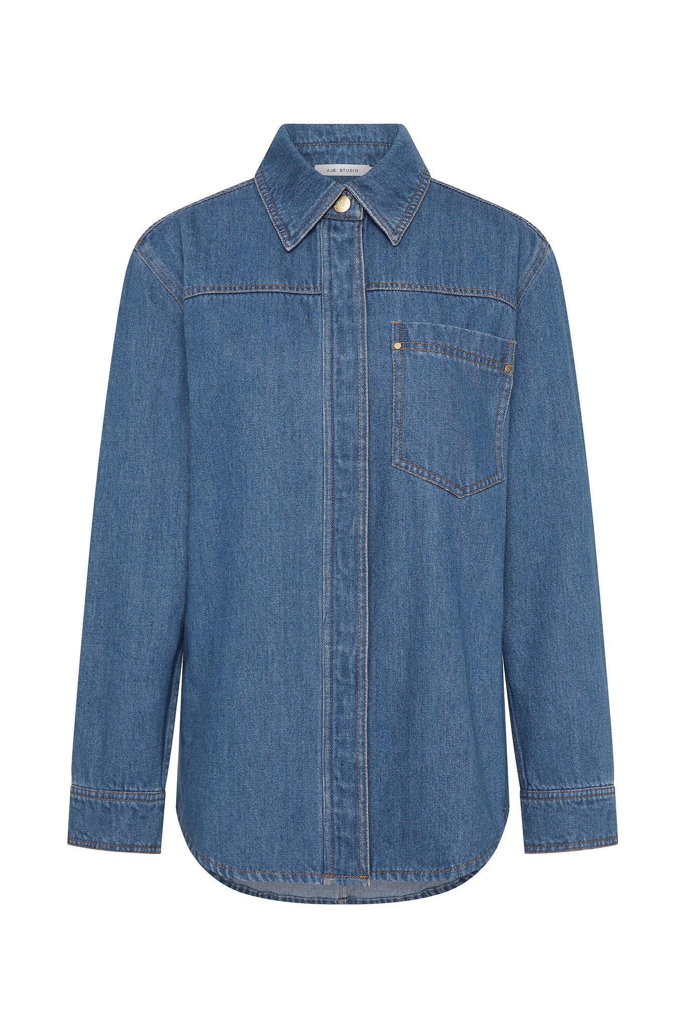 Long Sleeve Sunray Denim Shirt Product Image