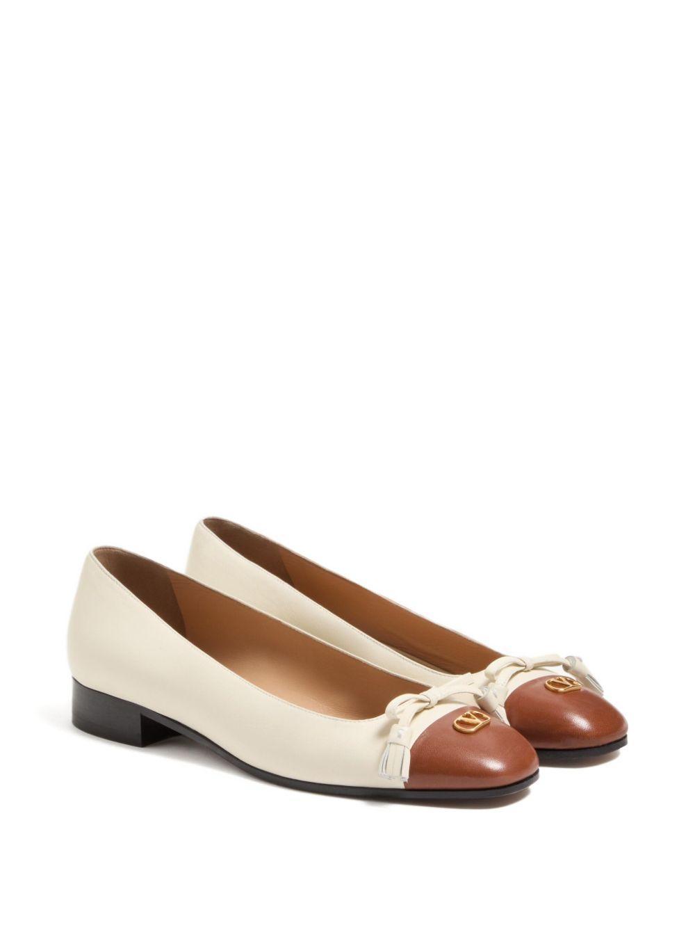 tassel-embellished leather ballet flats Product Image