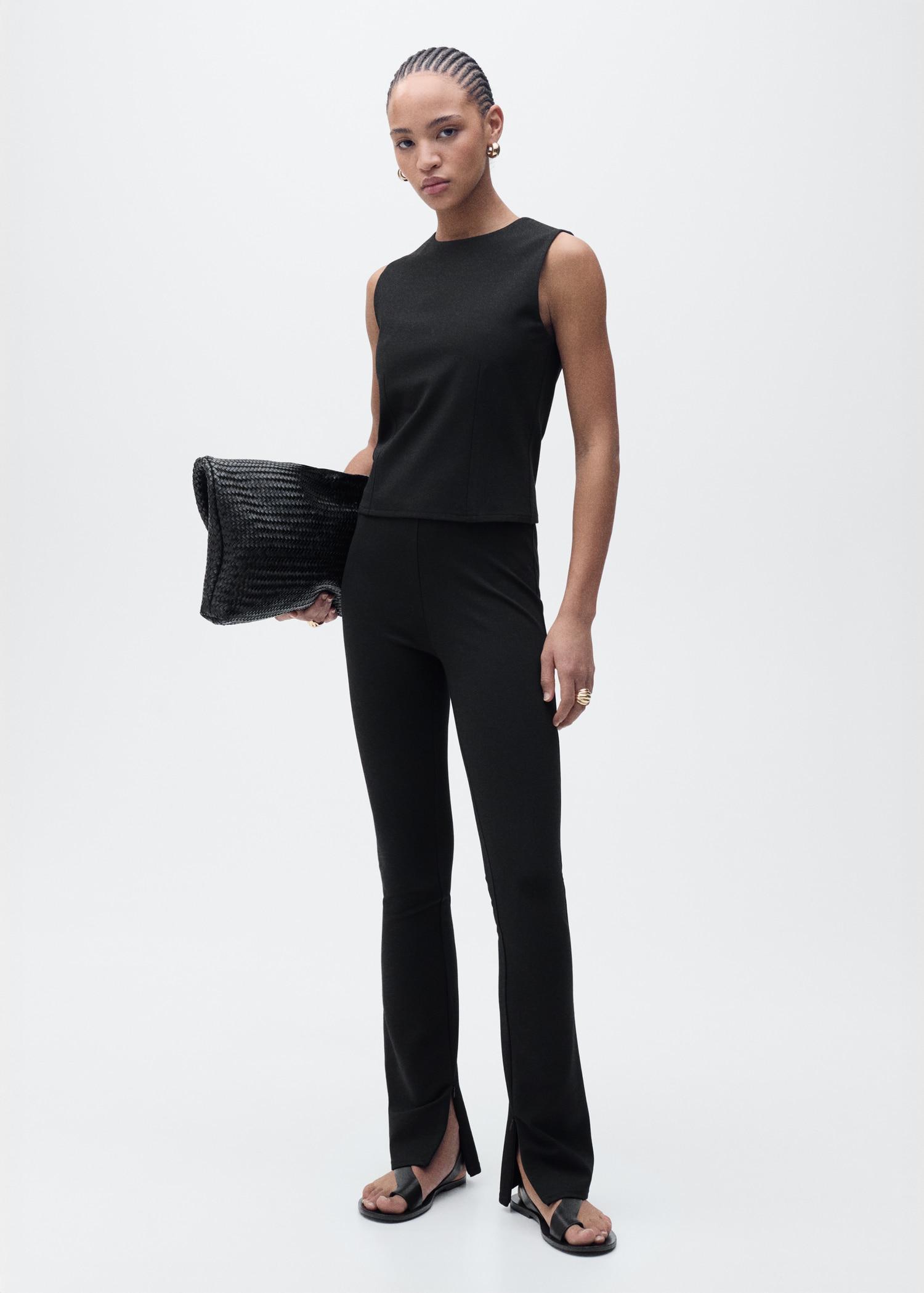 Top with wide straps - Women | MANGO USA Product Image