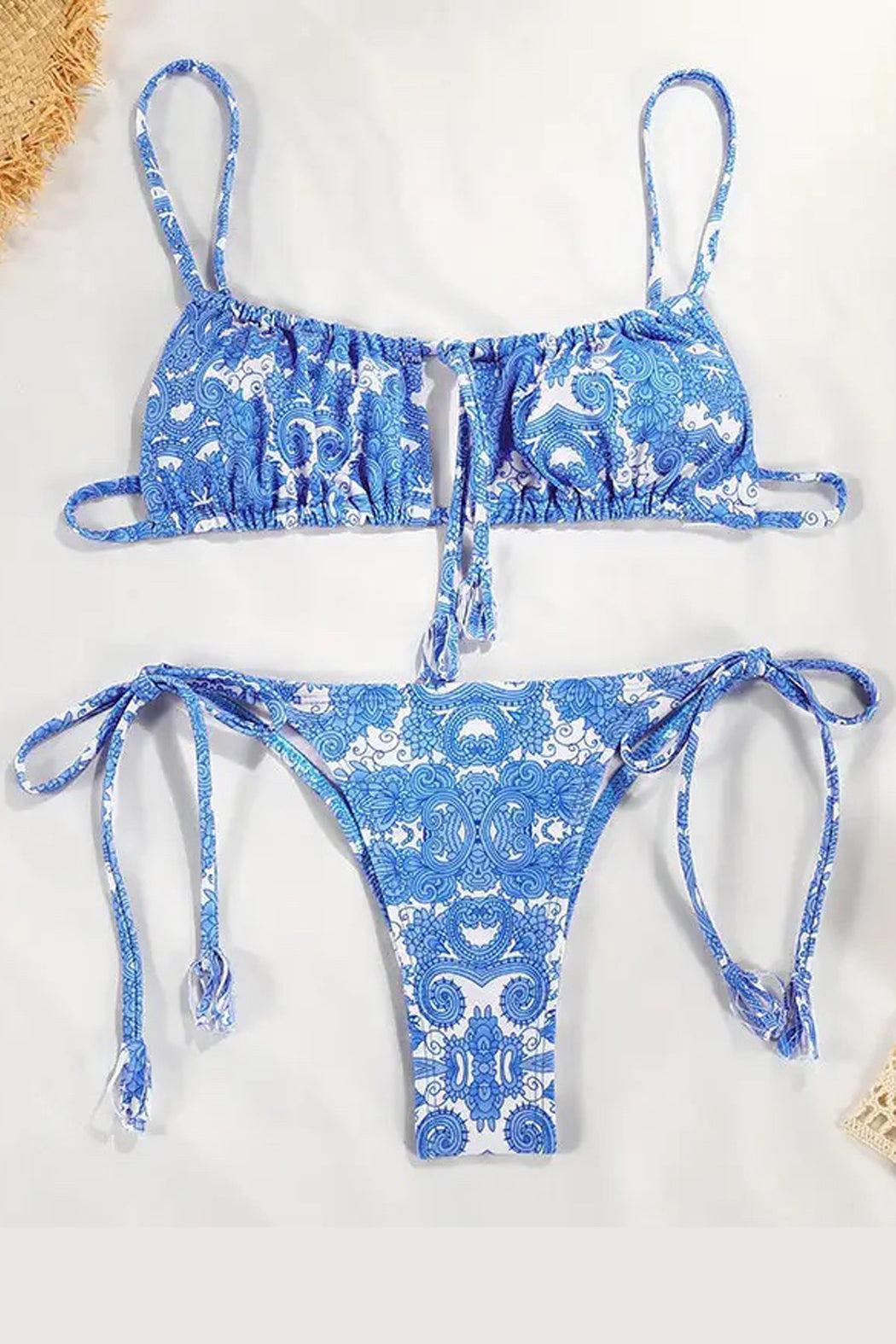 Paisley String Bikini Product Image