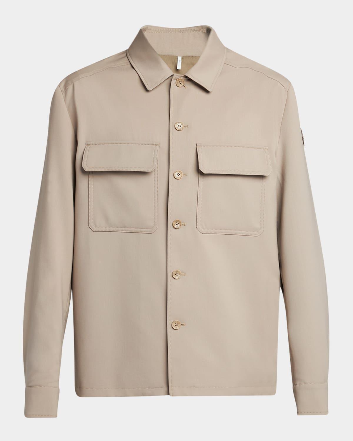 Mens Two-Pocket Casual Button-Down Shirt Product Image