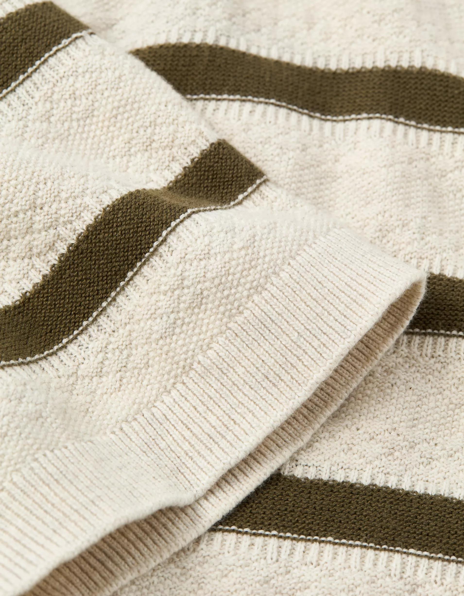 AE Weekend Striped Sweater Polo Shirt Product Image